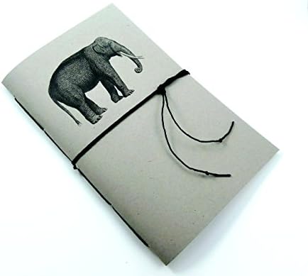 Elephant Journal - Lined, Dot Grid, Blank, Music, Graph or Checkbox Paper