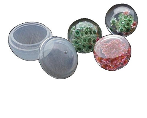 Sphere Shape Silicone Mold Geometric Mould Paperweight Silicone Mold for Polymer Clay, Crafting, Resin Epoxy, Jewelry Making (Diamter:6cm)