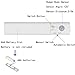Amagle Motion Activated Under Cabinet Lights, Closet Lights Motion Sensored Battery Operated, Led Motion Sensor Cabinet Light Indoor Lighting Cuttable Led Light Strip for Bedroom,Kitchen,Stair,3.2FT
