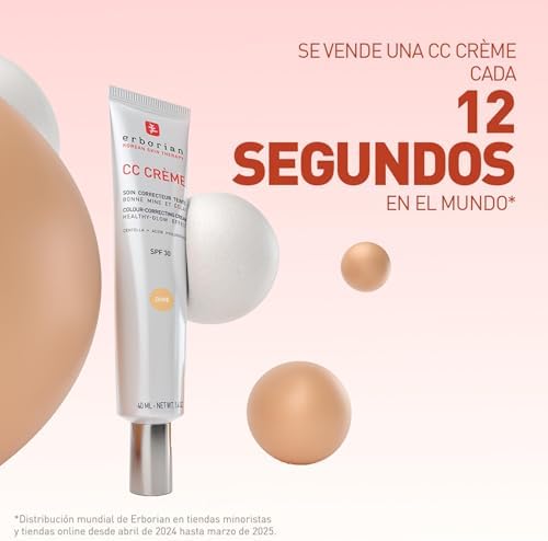 - CC Crème con Centella Asiática - Crema Facial Iluminadora de Alta Definición y Maquillaje - Protección Solar SPF 30 - Cosmética Coreana - Doré 15ml