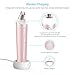 Pore Vacuum, Xpreen Blackhead Remover Wireless Charging Pore Cleaner with LED Lighting Fuction (Pink)