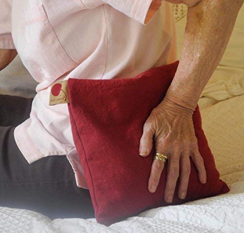 HOT CHERRY Pit Pillow (Best Price Unwrapped) Red Denim Single Square - Thumbnail 6