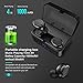 Bluetooth 5.0 Wireless Earbuds,True Wireless Bluetooth Headphones with 30H Playtime Invisible in-Ear Noise Cancelling Built-in Mic Earphones with Portable Charging Case for Smart Phones and Laptops