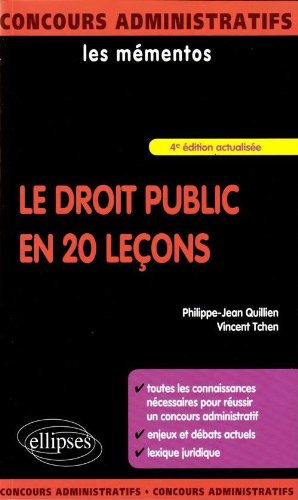 Le  droit public en 20 leçons