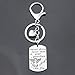 WUSUANED Never Drive Faster Than Your Guardian Angel Can Fly Keychain Bracelet New Driver Gift Sweet 16 Gift (guardian angel keychain)