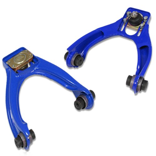 Honda Civic Performance Stainless Steel Adjustable Front Upper Camber Kit (Blue) - EK EM