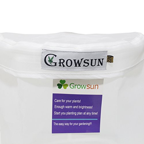 Growsun 5 Gallon 220 Micron Bubble Zipper Bag for Extracting Washing Machine - Herbal Extractor Durable Filter Bag