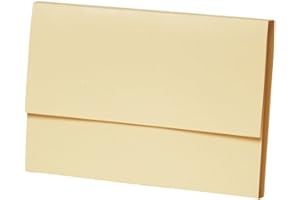 Apothecary Products Manila Folders, For Paper, Files, Documents, XL Double Fold, 100 Count, Made in the USA (12" x 6" x 4.75"