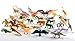 GET-TRADE Animals Figures | Total 68 Pieces | Mini Jungle Animals Toys Set | Realistic Wild Vinyl Plastic Animal | Learning Party Favors Toys for Kids