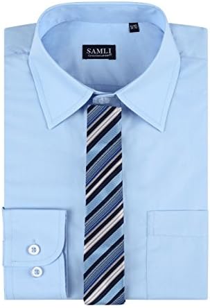 Aelstores. Boys Plain Long Sleeved Shirt Kids Ages Formal Smart Age Size 1-15