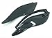 Black Adjustable Side Wings Air Deflectors ABS Fairing Side Cover Shield For Harley Davidson Touring Glide FL 2014-2017 15 16
