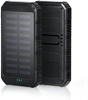 Portable 50000mah Dual-USB Solar Power Bank Battery Charger for Cell Phone