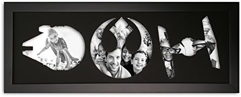 Star Wars Collage Picture Frame with Mat - Made to Display Three 8x10 Photos