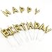 Best Svan Happy Birthday Letter Cake Candles, Gold