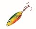 Northland Tackle Buck-Shot Ice Fishing Rattle Spoon, Super-Glo Redfish 1/4 Oz, 1/Cd