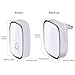 Esonstyle Wireless Doorbell Chimes,Waterproof Doorbell Kit with 36 Chimes,4 Level Volume 1 Push Button and 1 Receiver for Home Office