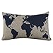 Tenworld Burlap Linen World Map Decorative Pillow Case Cushion Cover 20
