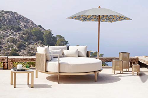 Sekey®180 cm Sonnenschirm mit Schutzhülle Strandschirm Balkonschirm Grau Rund Sonnenschutz UPF50+ – Bild 4