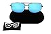 Cali Sun Polar Sunglasses | Polar Sunglasses for Men | Polar Sunglasses for women | Unisex Polarized Sunglasses | Sunglasses Case | (Black Frame, Blue Tint)