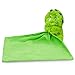 Waddle Rattle Dinosaur Toy Baby Blankie Stuffed Animal Security Blanket Dino Green