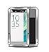 Sony Xperia XA Ultra Case,Mangix Water Resistant Shockproof Aluminum Metal Super Anti Shake Silicone Fully Body Protection With Gorilla Glass Screen Protector for Sony Xperia XA Ultra (Silver)