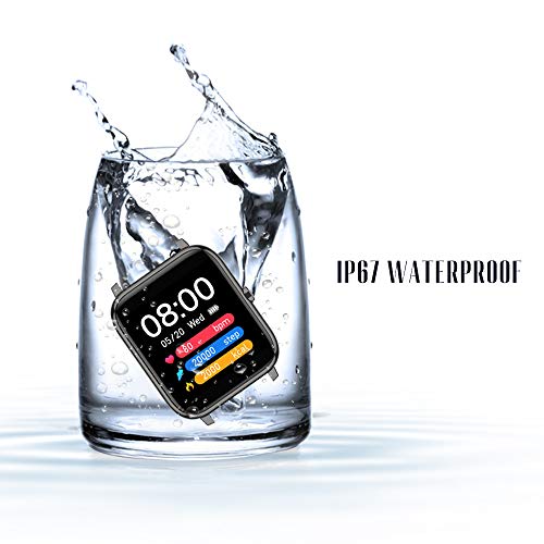 MuGo Smart Watch, IP67 Swimming Waterproof, Activity Tracker with 1.4