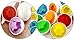 12eggs Set Children Perceptivity Colour Shape Vision Traning Non Toxic Toy Plastic Matching Eggs