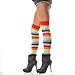 Angelina Rainbow Thigh High Socks, #6753, Classic Rainbow One Size
