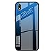 EasyLifeGo for Huawei Y5 2019 / Honor 8S Case, TPU Bumper Multicolor Gradient 9H Tempered Glass Backcover Anti-Scratch Anti-Drop Shell, Gradient Blue