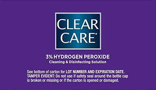 Clear Care Cleaning & Disinfection Solution with Lens Case, 3-Ounces