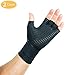 CompressionAttire Arthritis Compression Gloves for Women and Men for Pain, Swelling and Rheumatoid//Fingerless Design/Carpal Tunnel/Computer Typing Gloves/Infused with Copper (Unisex) Medium