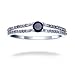 0.50 CT Black Diamond Engagement Ring 14K White Gold In Size 7