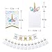 Maplelon Unicorn Baby First Birthday Party Decoration Kit - Highchair ONE Banner with Newborn to 12 Month Photo Garland