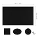 NKTM 6 Pack Leather Repair Patch Self-Adhesive Sofa Patch First-aid for Car Seats Handbags Jackets 10 Inch by 6 Inch Black and Brown