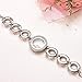 EVERLEAD Charm Waterproof Stainless Steel Glass Living Floating Locket Bracelet Screw Locket Bracelet