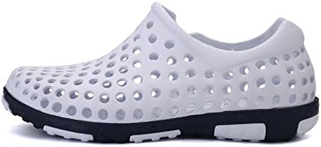 Men's Beach Shoes Summer Men's Mesh Sandal Non-Slip Super Soft Lightweight for Home Garden Outdoor Sports Walking Hiking White-8