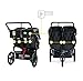 BOB Revolution Flex 3.0 Duallie Jogging Stroller, Graphite Black [Old Version]