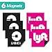 Uber Sign Magnet - 6 Premium Magnets Bulk Pack - [5