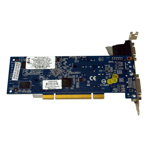 PNY GeForce 8400GS 512MB DDR2 PCI DVI+VGA Low Profile Graphics Card VCG84512SPPB
