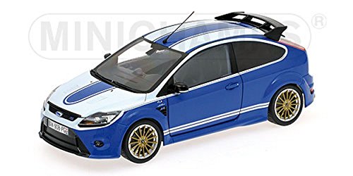MINICHAMPS PM100080072 FORD FOCUS RS 2010 RED FORD CAPRI 1972 TRIBUTE 1:18 MODEL