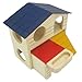 Alfie Pet by Petoga Couture - GARI Wood Hut for Small Animals like Dwarf Hamster and Mouse - Size: Large