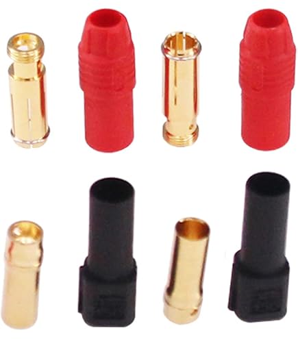 Lon0167 Lot de 15 paires de connecteurs mâles femelles rouges à efficacité fiable XT150 6 mm pour batterie LiPo RC Moteur ESC (id:41e 7b 06 695
