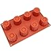 Freshware 8-Cavity Medium Silicone Mold for Caneles and Bordelais Fluted Cakes