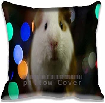 Custom Design Guinea Pig Christmas Pillow Cases Zippered , Standard Size Holidays Pillowcase - 20X20inch Christmas Cushion Covers Twin Side Print
