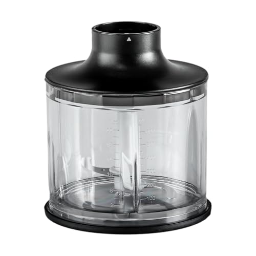 BLACK+DECKER Premium Stainless Steel Hand Blender - 600W Powerful Motor, Dual-Speed, SS Shaft with Splash Control, 550ML Beaker, 600ML Chopping Bowl | Blend, Chop, and Whisk with One Tool | SSHB625-B5