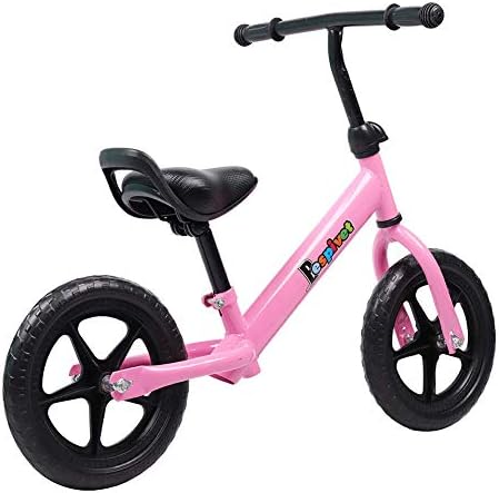 LEPAK Balance Bike for Ages 1-5 Years Old Boys Girls, Carbon Steel Frame No Pedal Walking Balance Bike Training Bicycle for Kids,Pink