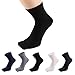 PACKGOUT #1 MENS 5 PAIRS TOE SOCKS Soft & Breathable Five Finger Running Socks White, Light grey, Black, Dark grey, Dark blue free size
