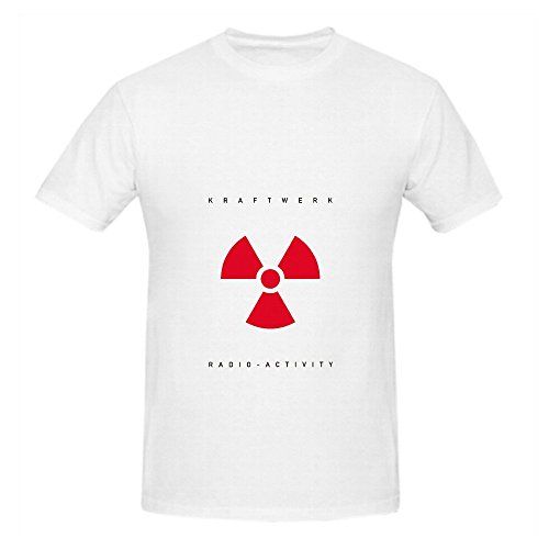 Kraftwerk Radio Aktivitt Pop Mens O Neck Casual Tee White