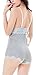 Ruzishun Women's floral Lace and Sexy Lingerie Jumpsuit Mini Babydoll(Gray,M)