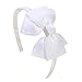 Shemay Fashion Solid Grosgrain Ribbon Hair Bows and Headbands for Toddlers Girls Kids